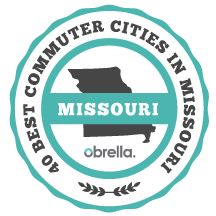 Best Commuter Cities in Missouri Badge