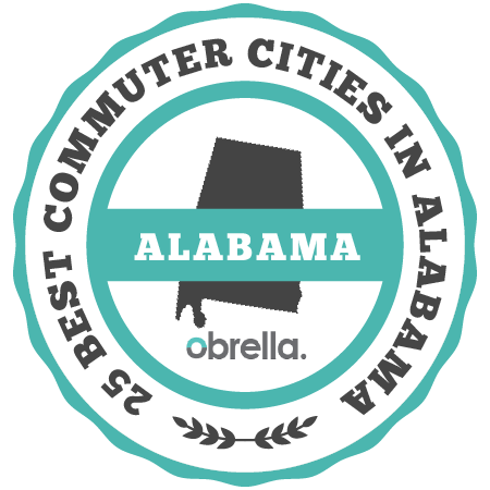 Best Commuter Cities in Alabama Badge