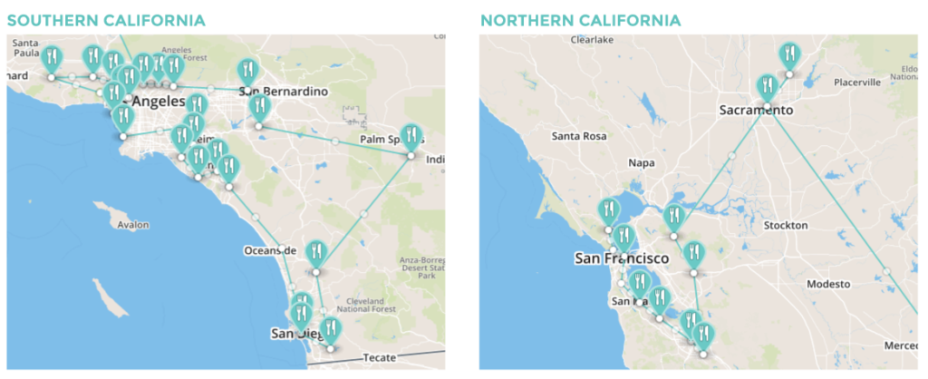 Cheesecake challenge map