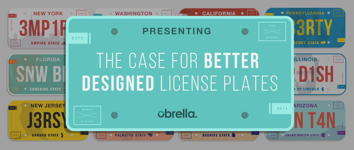 obrella better license plate design